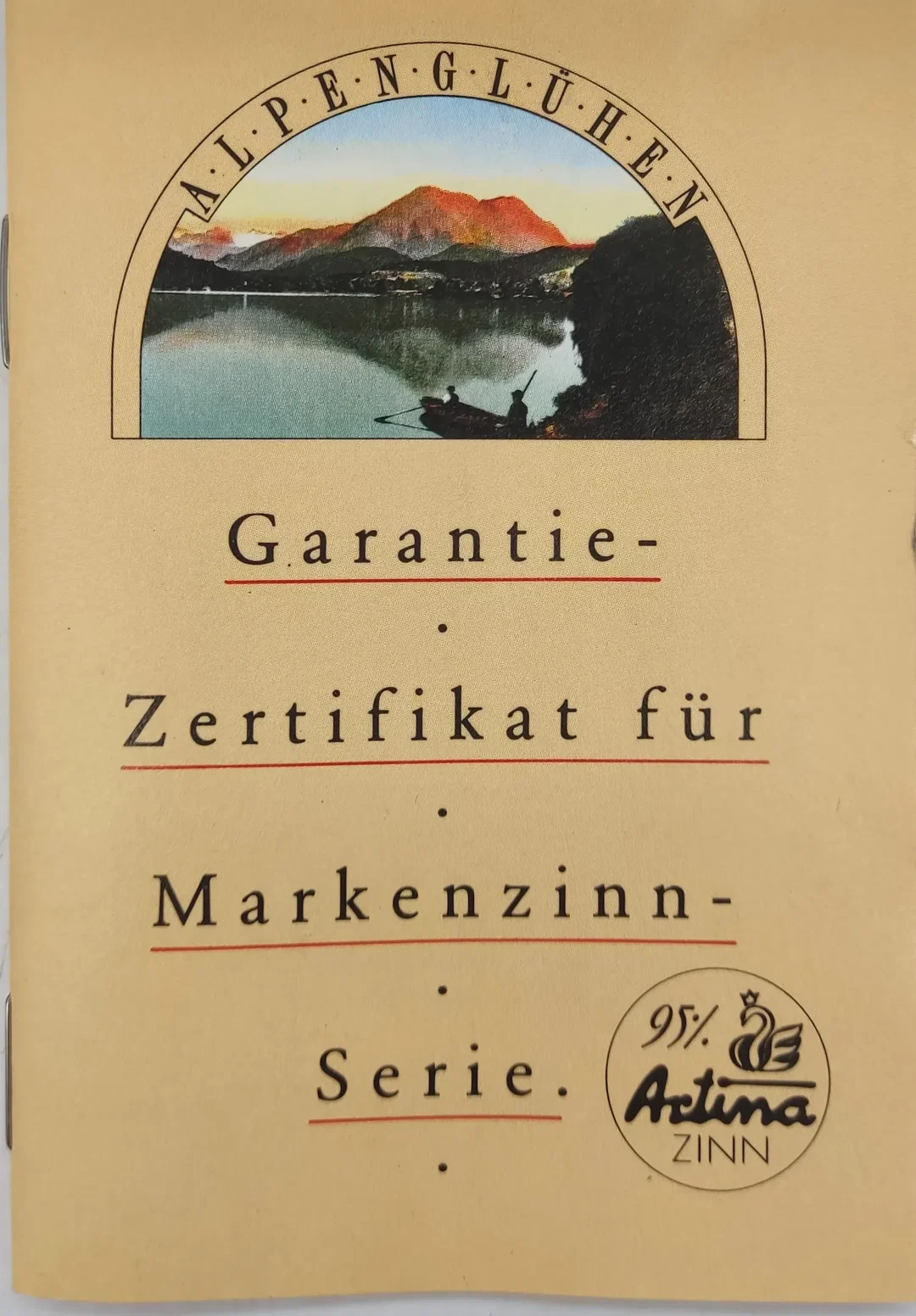 Artina Bierkrug 0,5l Alpenglühen 95% Zinn – Bild 10