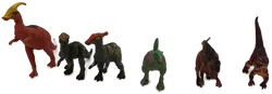 Dinosaurier Figuren 2 Beiner Konvolut 6 Stück  - Bild 4