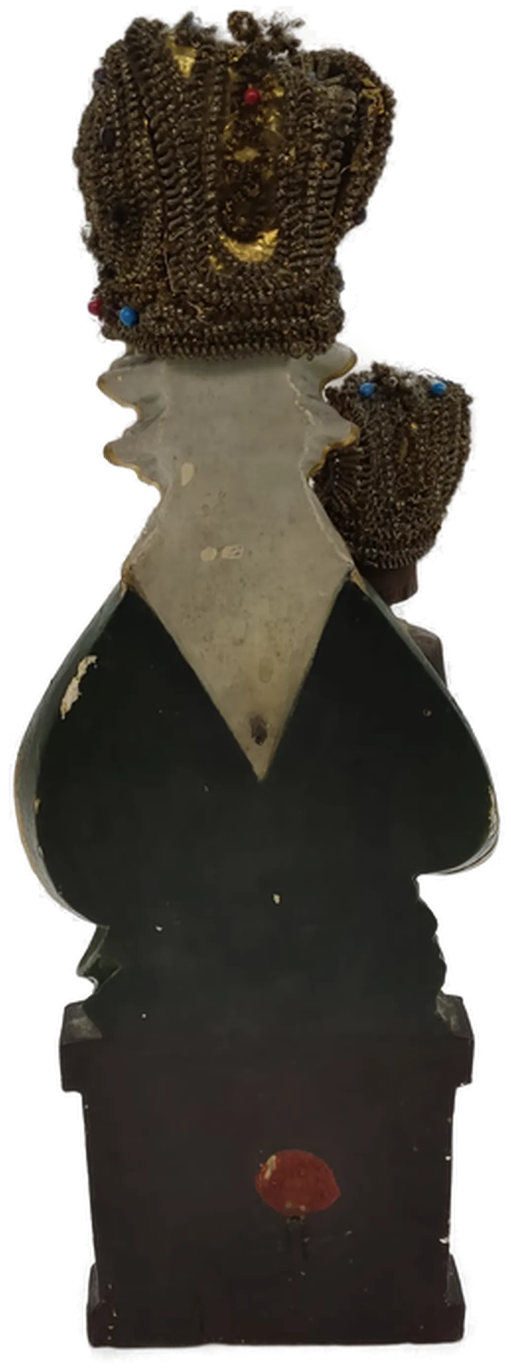Skulptur Madonna mit Kind aus Holz, 42cm hoch – Bild 6