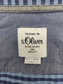 s.Oliver Herren Hemd blau Gr.L - Bild 3