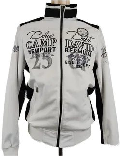 Camp David Newport Herren Jacke weiß-blau-schwarz-  M/48  - Bild 1