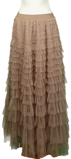 Couture Damenrock altrosa Einheitsgröße – Vorschau 1