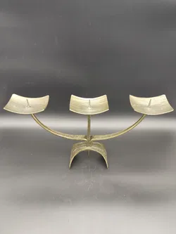 Edler Metall-Kerzenständer für 3 Kerzen - Bild 1