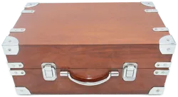 Retro-Kofferradio mit CD-Player im Holzgehäuse - Bild 2