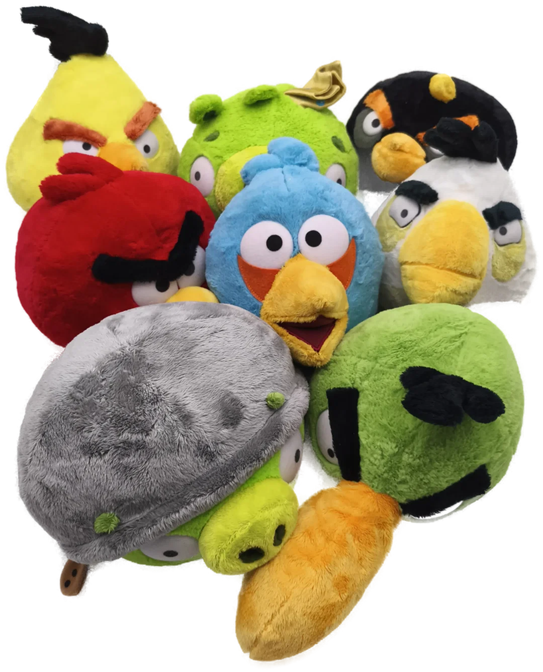Set: 8 Plüschfiguren "Angry Birds 2" – Bild 1