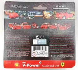 Hot Wheels Shell V-Power Ferrari 360 Spider Modellauto Maßstab 1:38 (OVP) – Vorschau 3
