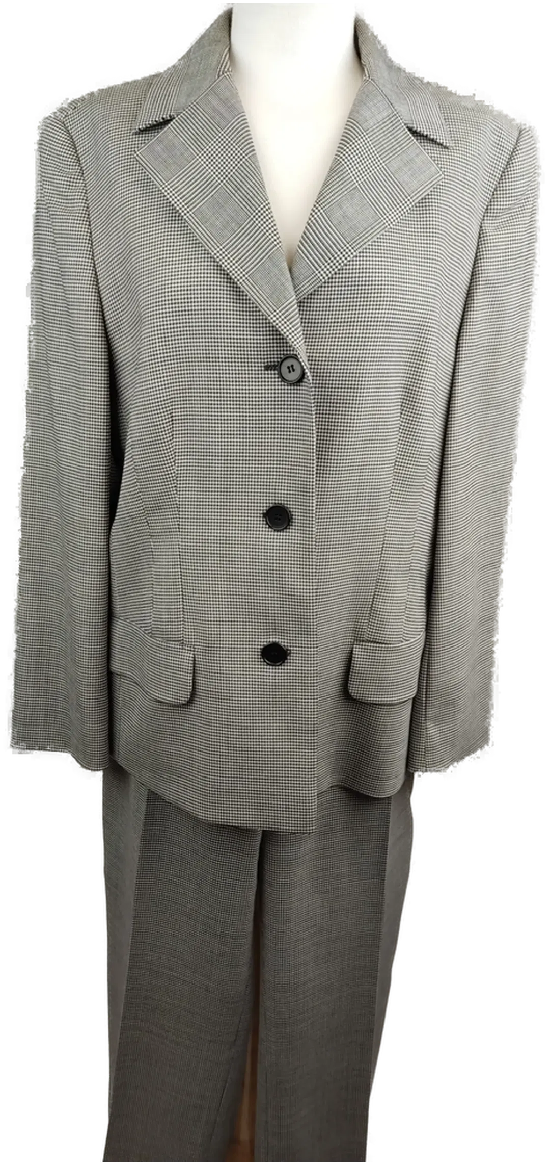 Dinomoda Damen Zweiteiler schwarz/weiß - XL/42 - Bild 4