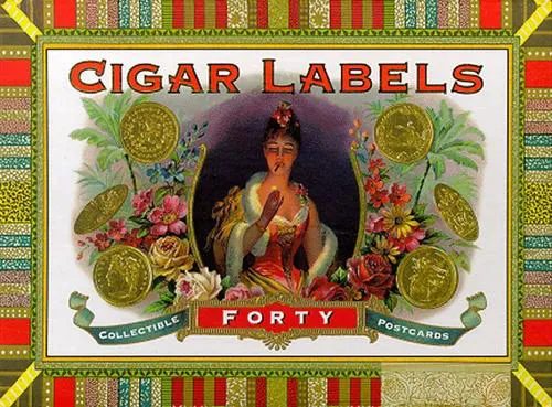 Cigar Labels Box - 40 illustrierte Postkarten - Bild 2