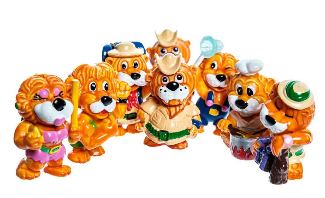 Ü-Eier Setzkastenfiguren 8 Stück "Leo Venturas Italien 1993" – Bild 3