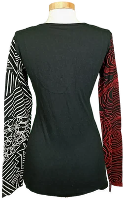 Desigual Damentop gemustert Gr. L  - Bild 2