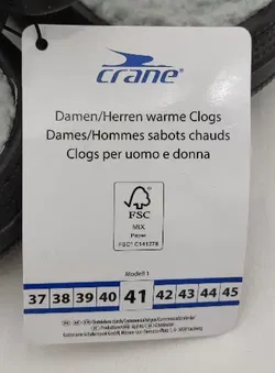 Crane - Damen/Herren Clogs Gr. 41 - Bild 3