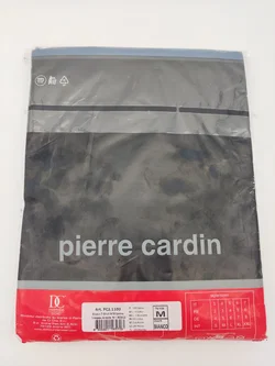 PIERRE CARDIN Herren T-Shirt weiß 2er-Pack neu mit Etikett - Gr. M - Bild 2