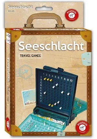 Piatnik Reisespiel „Seeschlacht“ – Schiffe versenken, kompakt für unterwegs - Bild 1