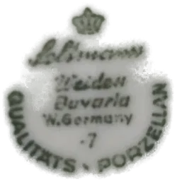 Seltmann Weiden Porzellanteller Durchmesser 19cm Jean-Honoré fragonard sujet Goldrand - Bild 2