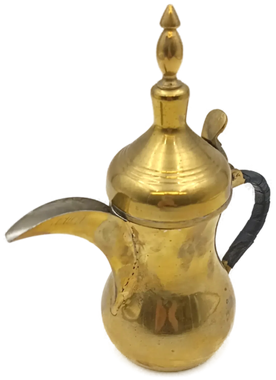 Dallah traditionelle arabische Messing-Teekanne Vintage - Bild 4