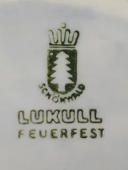 7 Stk. blaue Lukull feuerfeste Schalen  - Bild 10