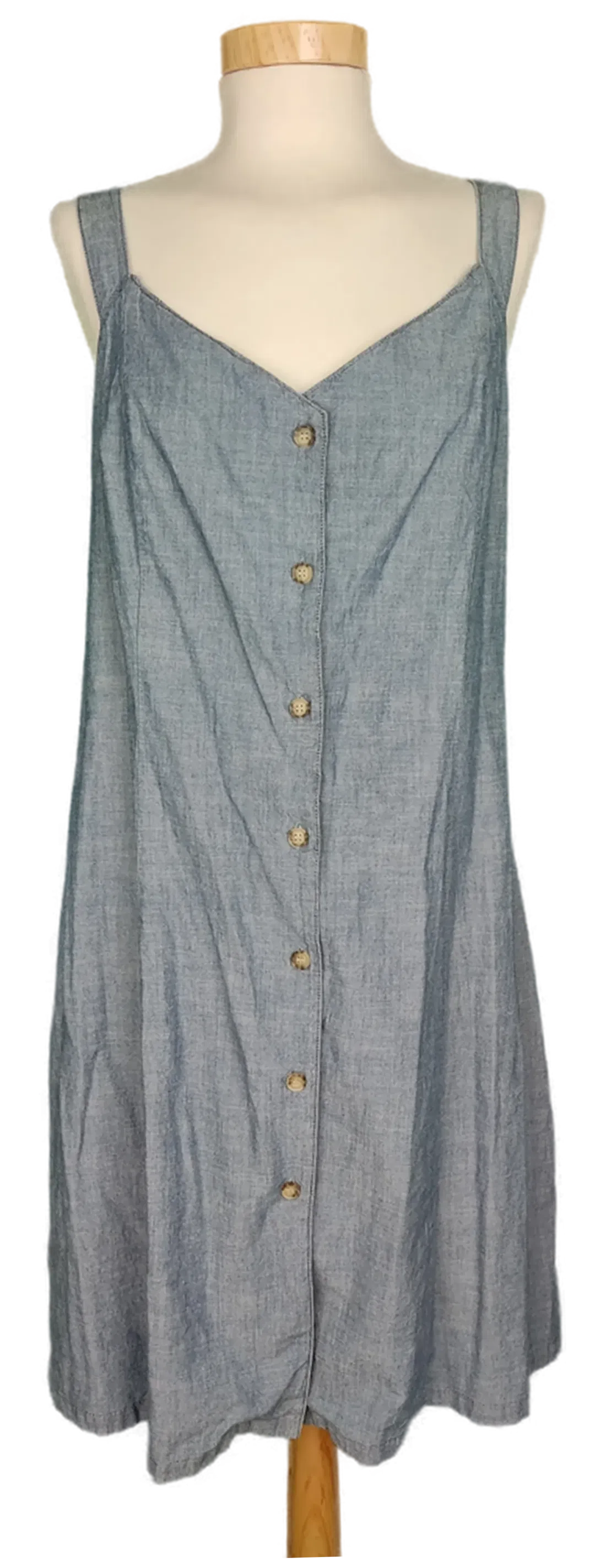 Vero Moda Damen Midikleid jeansblau - XL/42 - Bild 1