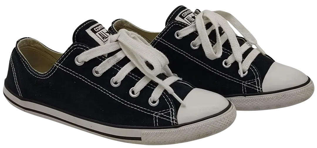 CONVERSE ALL STAR DAINTY Damen Sneaker, schwarz/weiß - Gr. EU 38 - Bild 1
