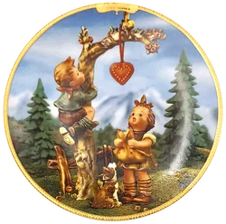 Sammelteller „Kindheitsfreuden der Jahreszeiten“ von M.I. Hummel - Februar (Teller A 662)