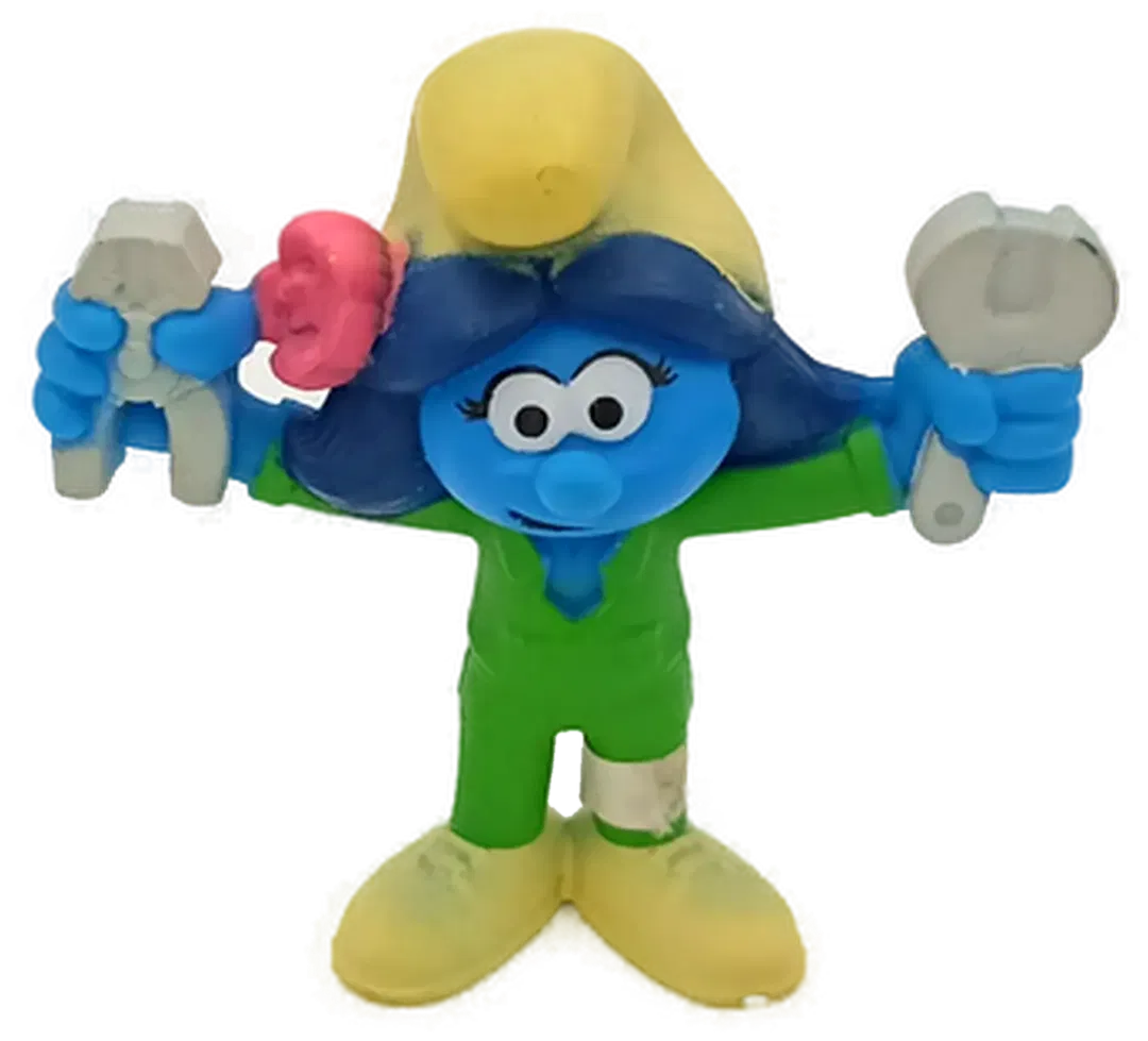 Schleich Peyo Schlümpfe - Mechanikerin Blossom Schlumpfine - Bild 1