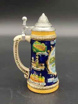 Kleiber - Handbemalter kleiner Bierkrug mit Deutschland Motiv - Bild 2