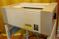 Vintage Profi Aktenvernichter Frank R. Ford, Industrie-Schredder auf Rollgestell - Bild 4