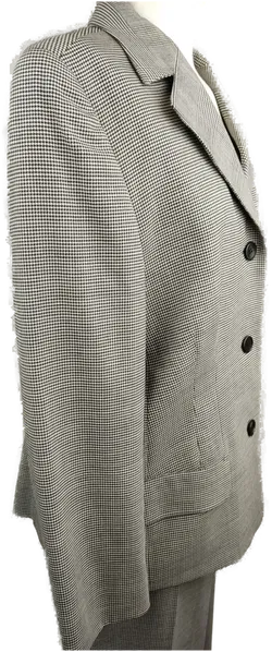 Dinomoda Damen Zweiteiler schwarz/weiß - XL/42 - Bild 3