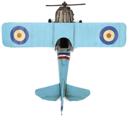Doppeldecker Blechflugzeug - Modell  - Bild 6