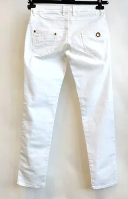 Sisley Damen Jeans weiß - Gr. 38 - Bild 2