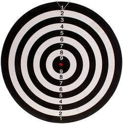 XQ Max Sports Flocked Home Dartboard Set – doppelseitig inkl. 3 Messing-Darts - Bild 3