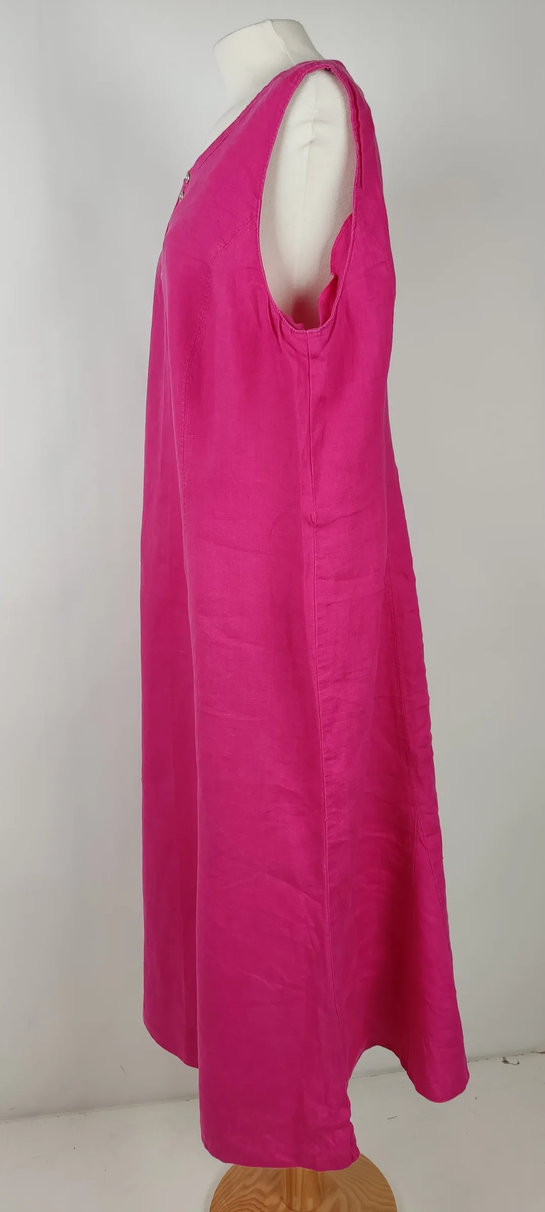 Gerry Weber Leinenkleid Maxi Altrosa |  Sommertraum – Bild 4