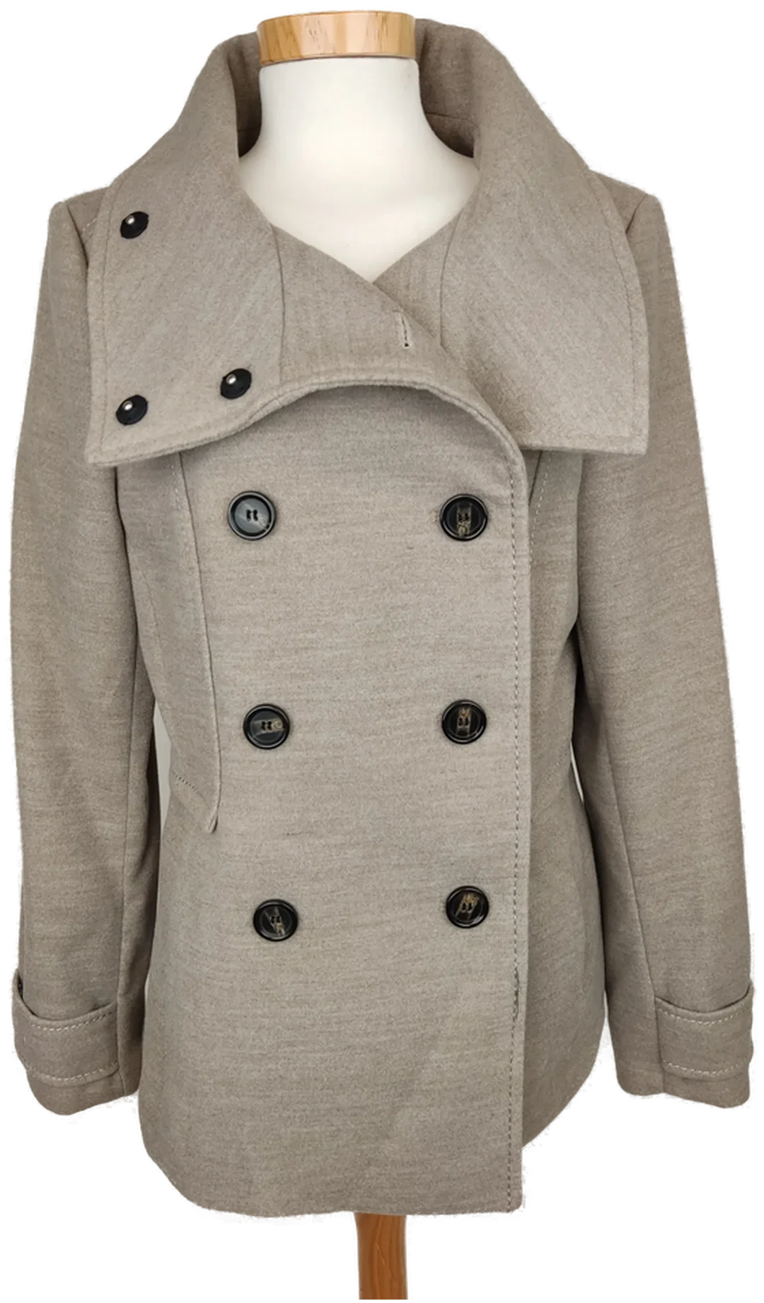 [NEU] H&M Damen Mantel, graubraun - L/40 - Bild 4