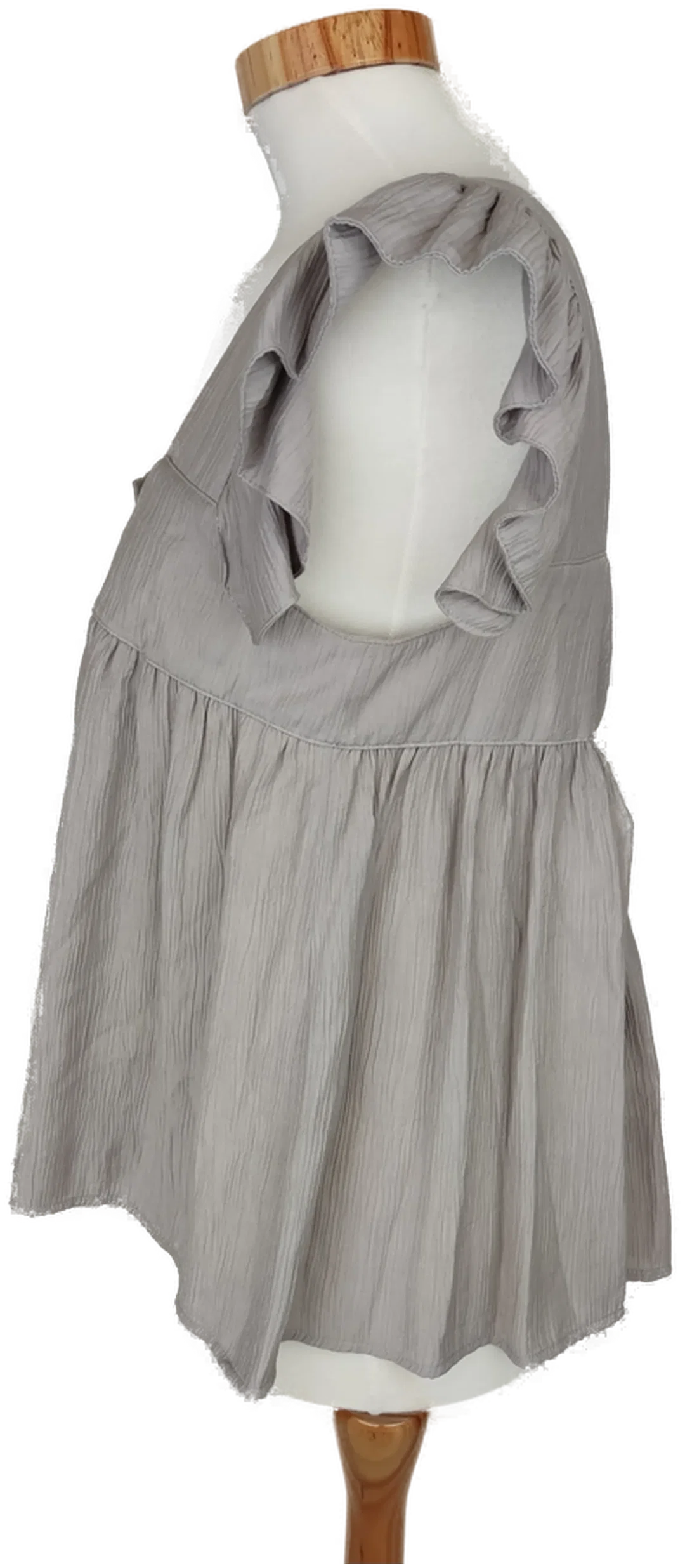 [NEU] Zara Damen Top grau/beige - S/36 – Bild 3