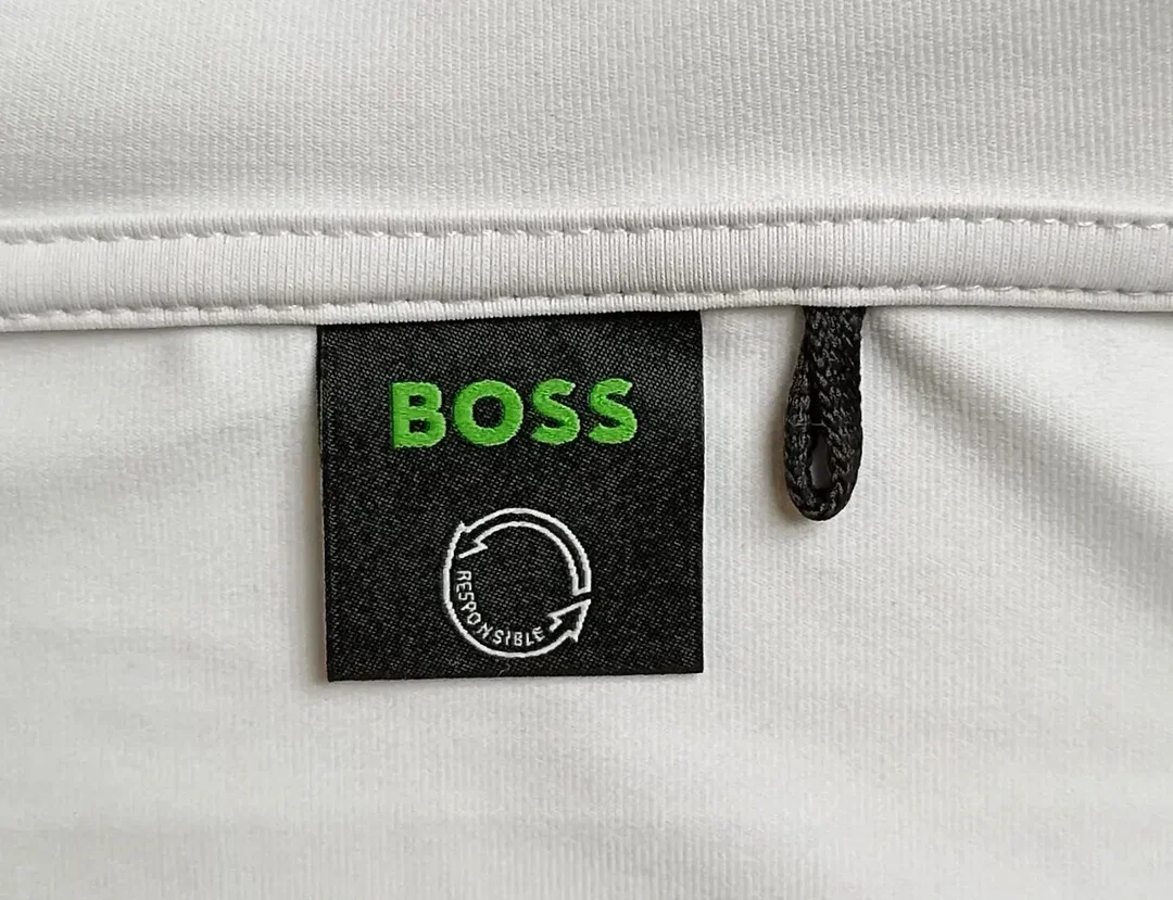Boss Herren Reisverschlusshoodie weiß Gr. XL – Bild 3