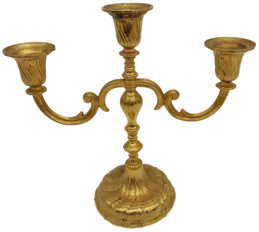 BMF N Kerzenhalter 3 armig Messing - Bild 4