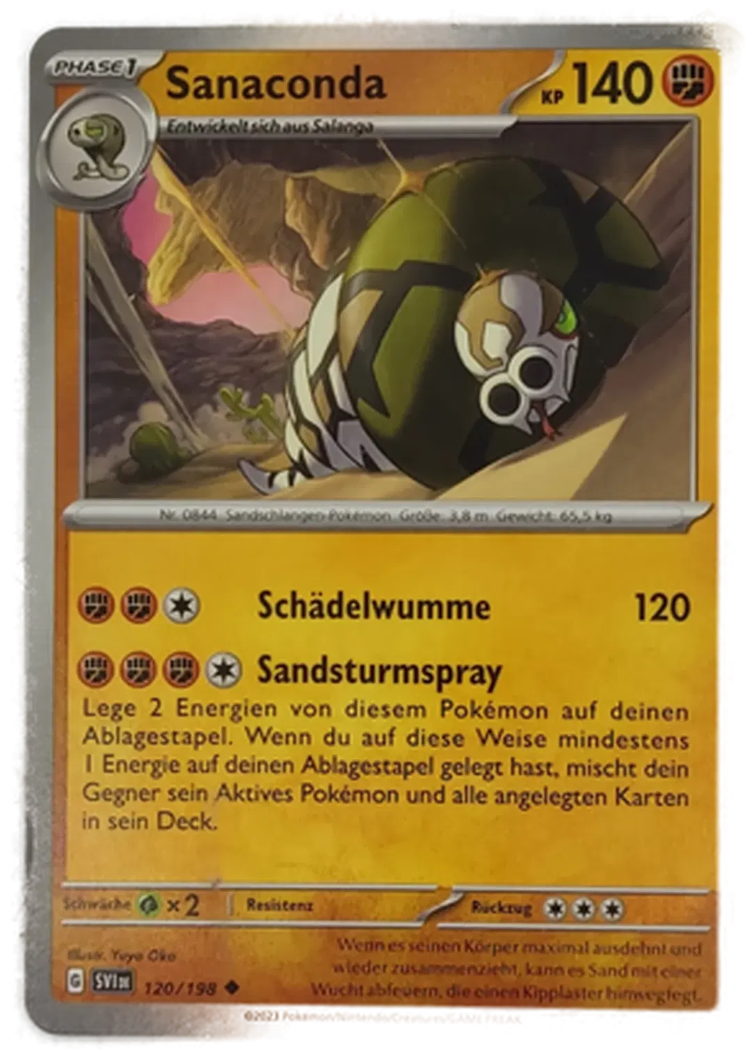 Pokémon Sammelkarte Sanaconda Phase 1 - Bild 4