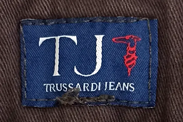 Trussardi Jeans Damen Jeans dunkelbraun Gr. UK 27 – Bild 4