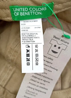 United Colors of Benetton Kinderschildkappe beige Gr. S/CH - Bild 3