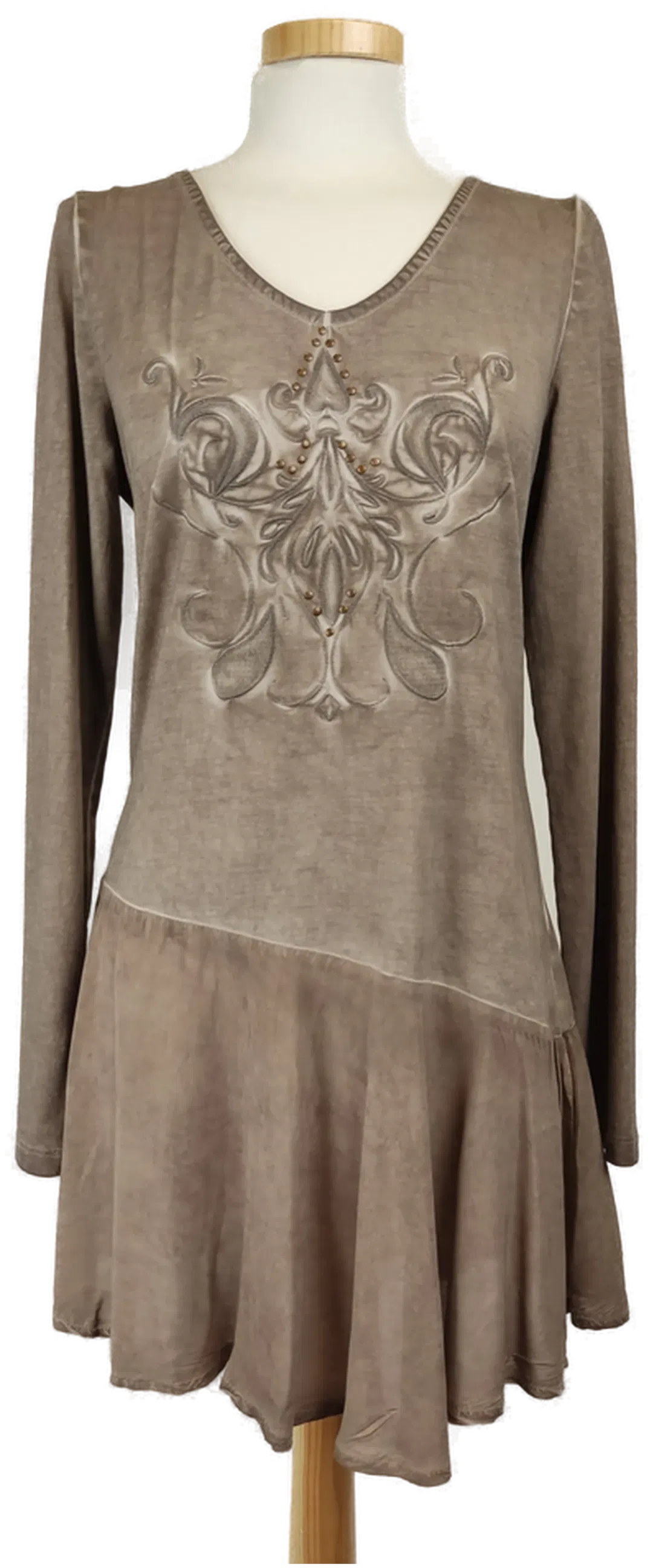 Yest Damen Longshirt braun - S/36 - Bild 4