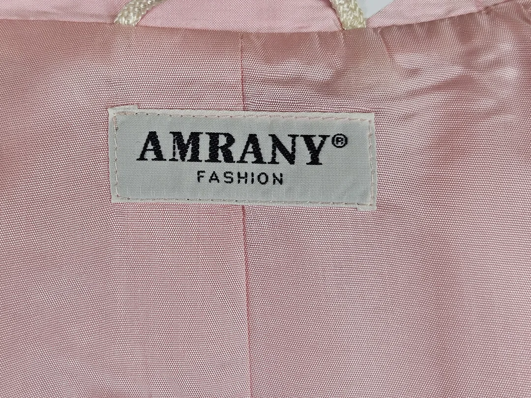 AMRANY Fashion Damen Seidenblazer, rose - Gr. S – Bild 7