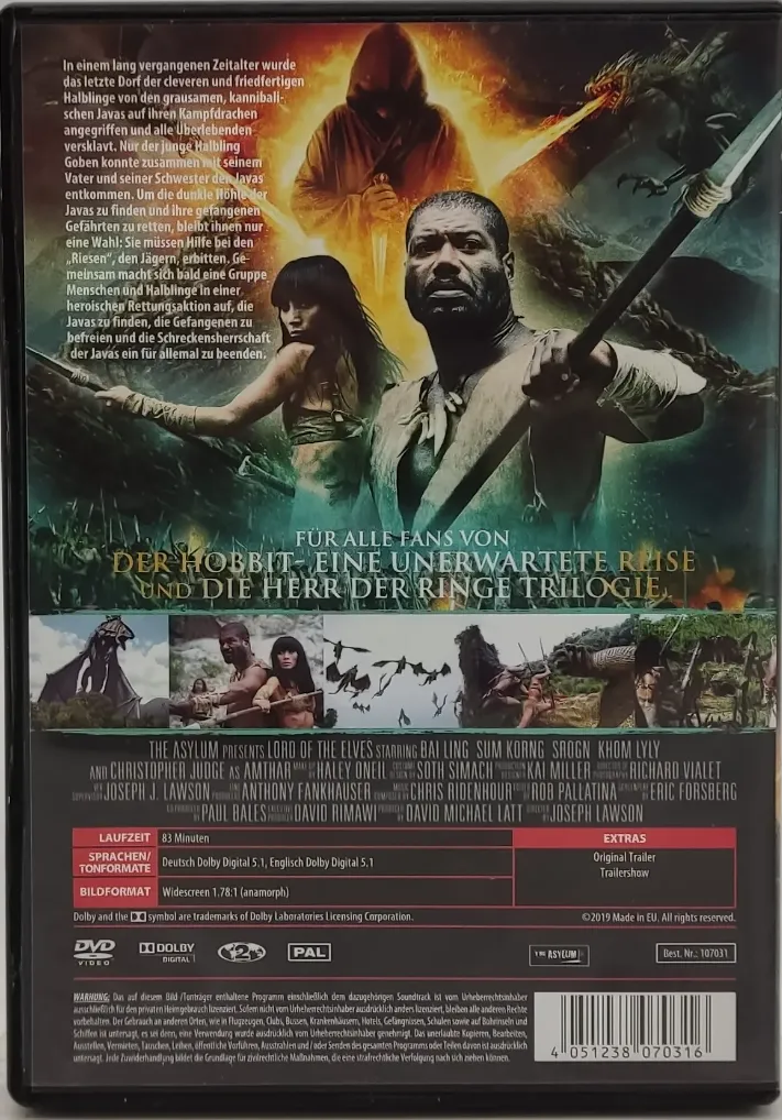 DVD "Die Reise der Elfen" im Lande der Riesen und Drachen mit Chritopher Judge, Bai Ling und Sun Korng – Bild 2