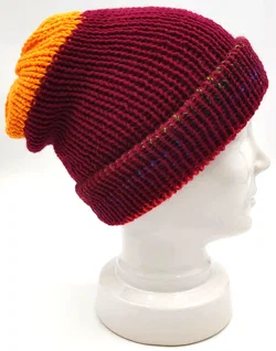Handgestrickte Wendemütze – Vorschau 3