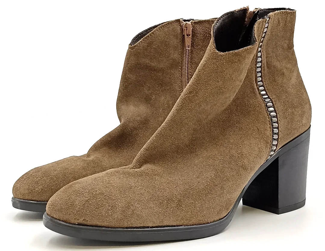 Benvenuti Wildlederstiefel Damen braun Gr. 39 - Bild 4