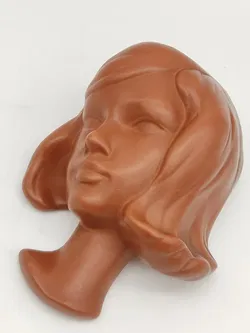 Vintage-Wandmaske Mädchenkopf - Bild 2