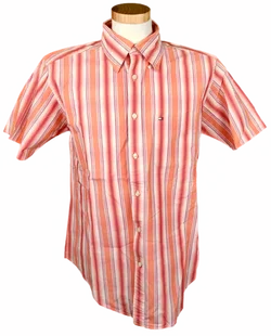 Tommy Hilfiger Herrenhemd orange/rot Gr. M
