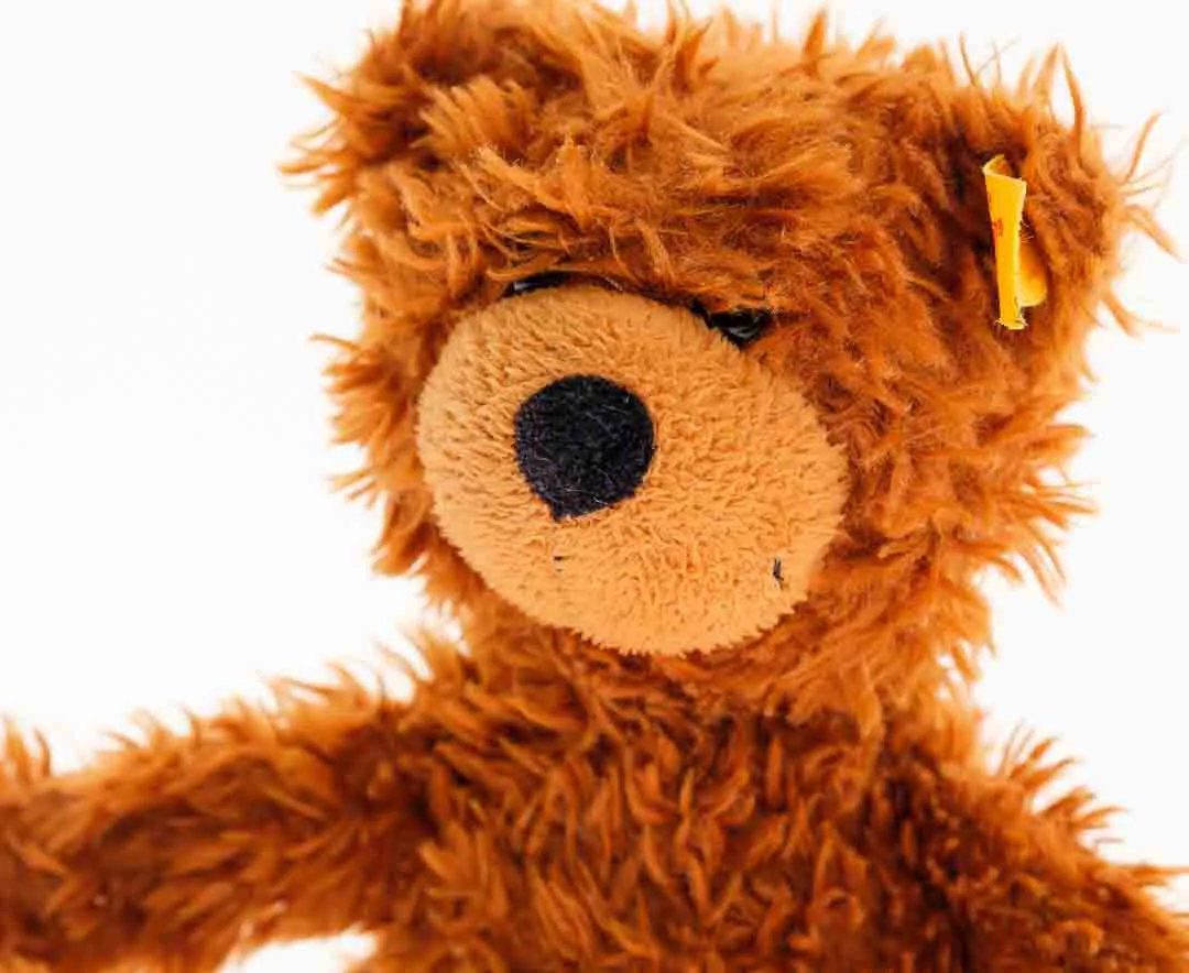 STEIFF Teddybär "Charly Schlenkerteddy" Stofftier in braun, Höhe 22cm – Bild 2