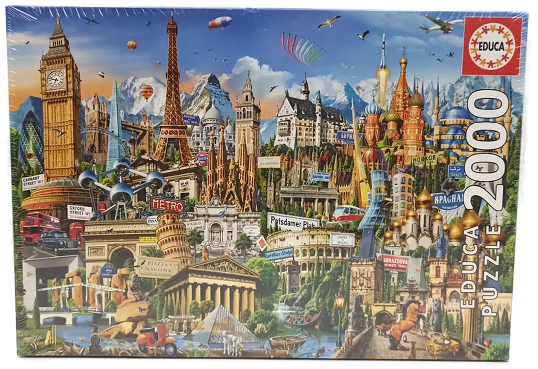 Educa 2.000-Teile-Puzzle Wahrzeichen Europas – Bild 2