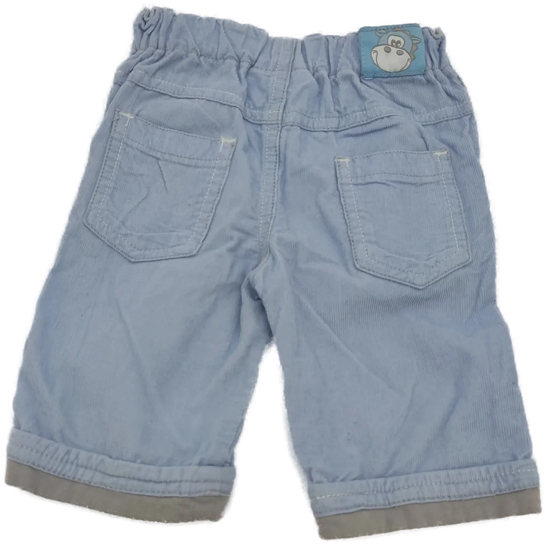 okay Babyschnürlsamthose blau - 50 – Bild 2