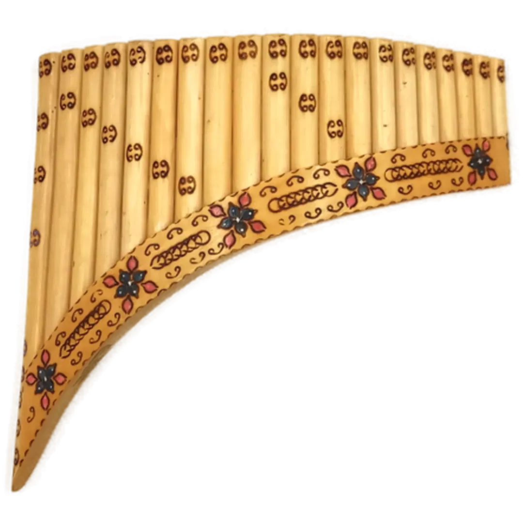 Panflöte aus Bambus 20 Rohre - Bild 1