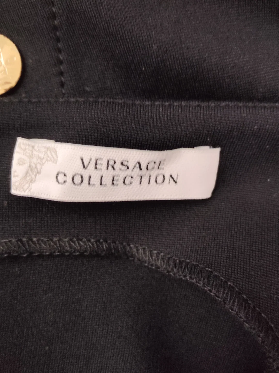 Versace Minikleid Unifarben Gr.46 | Festlicher Chic – Bild 4